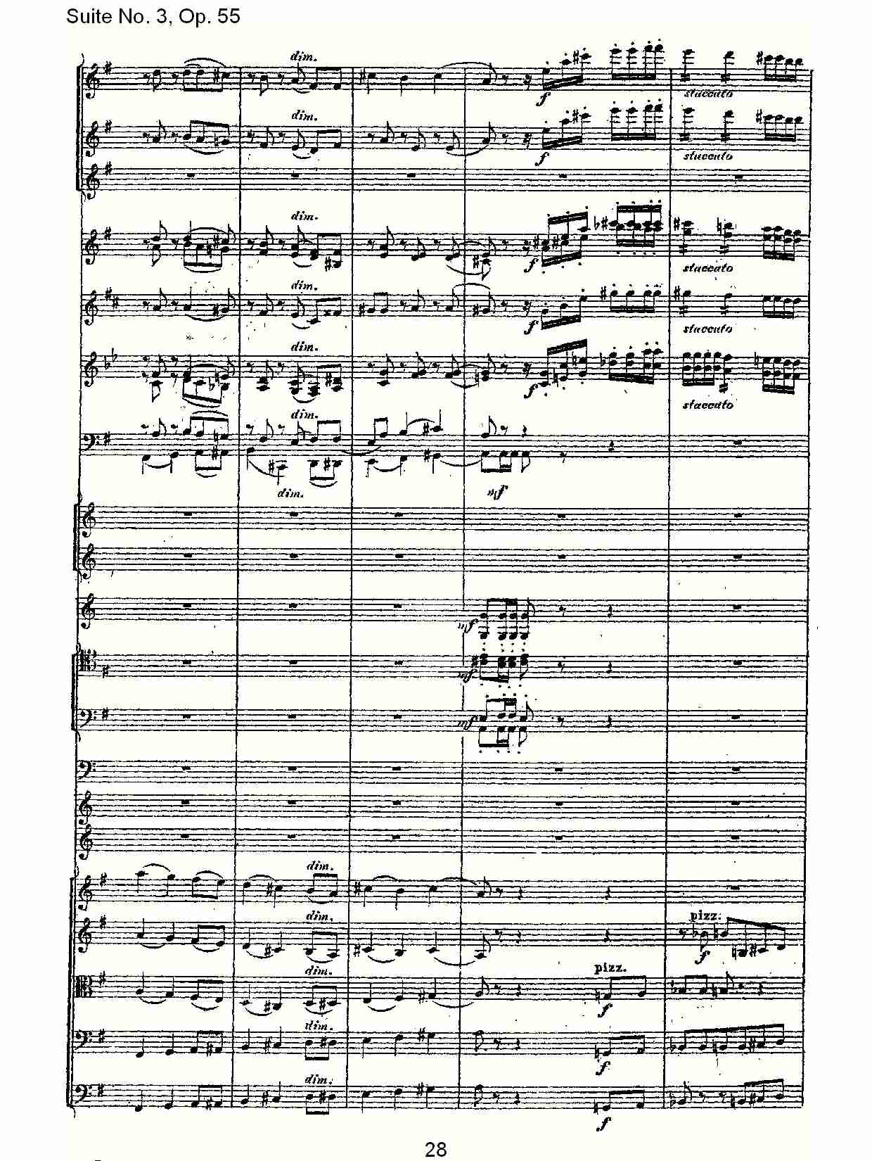 Suite No. 3, Op.55  第三套曲,Op.55第四乐章第二部（六）