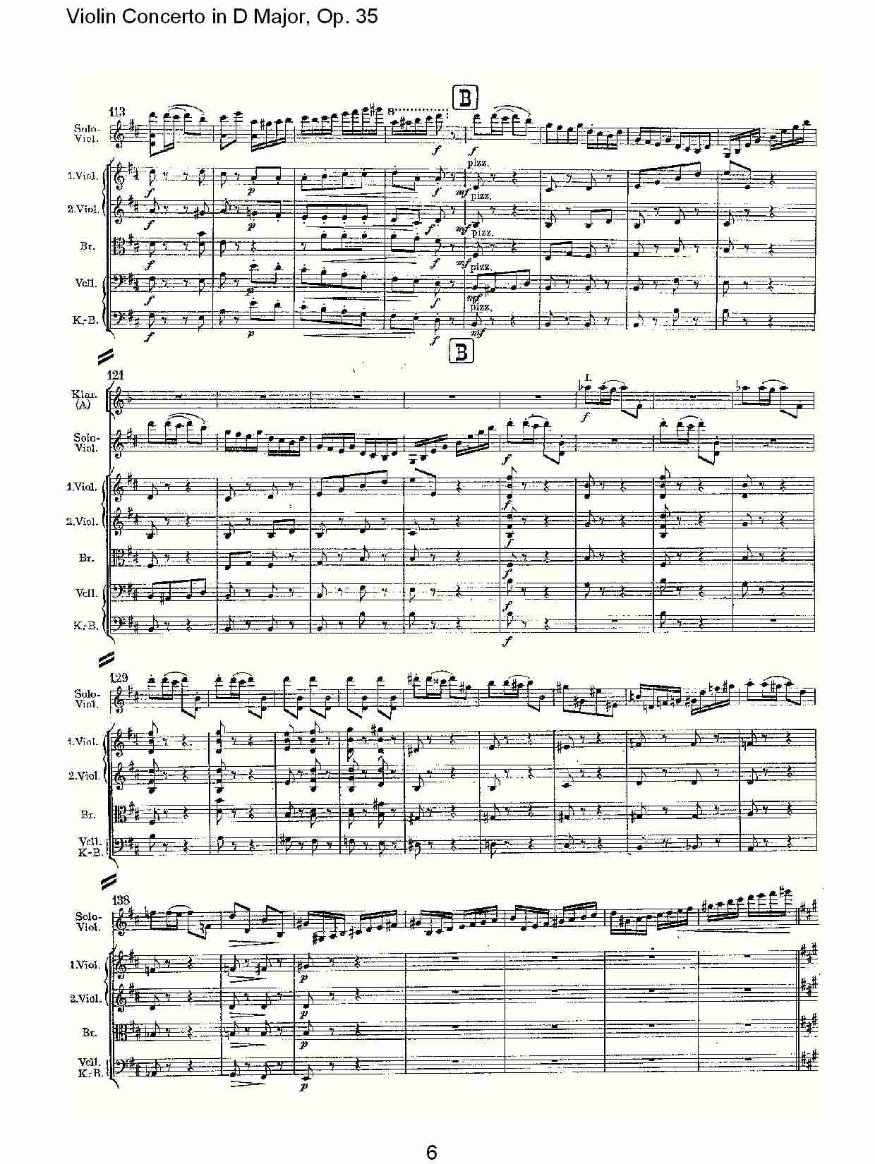 D大调小提琴协奏曲, Op.35第三乐章（二）