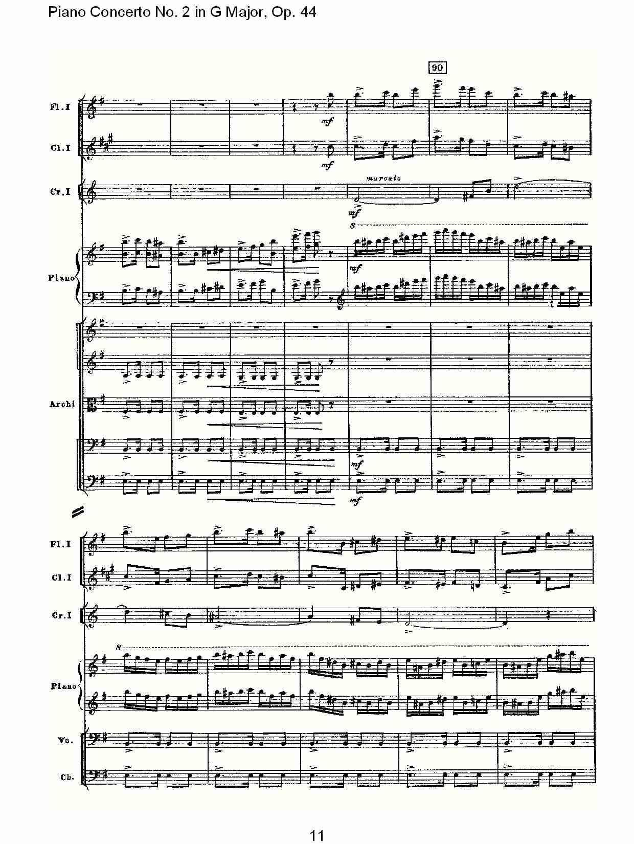 G大调第二钢琴协奏曲, Op.44第三乐章（三）