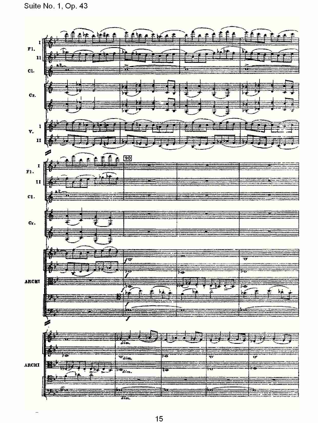 Suite No.1, Op.43   第一套曲,Op.43第五乐章（三）