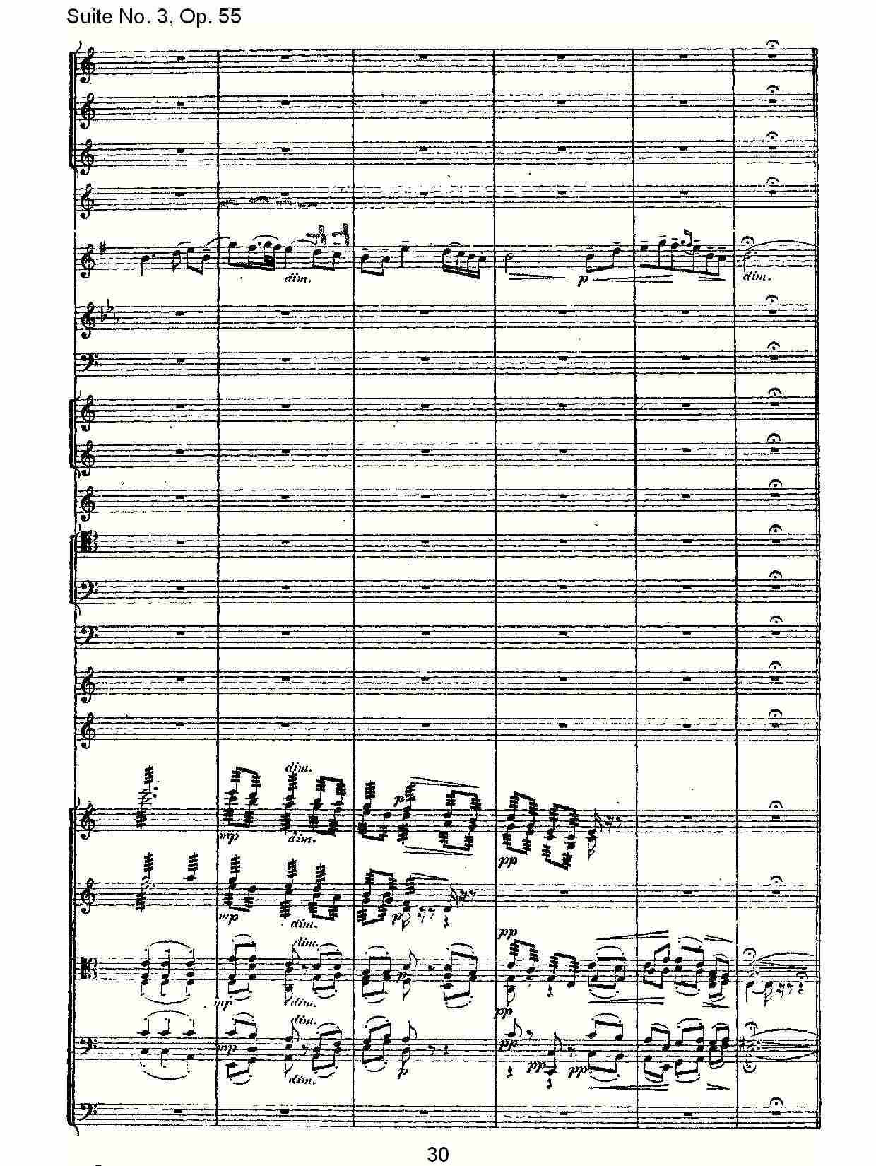 Suite No. 3, Op.55  第三套曲,Op.55第四乐章第一部（六）