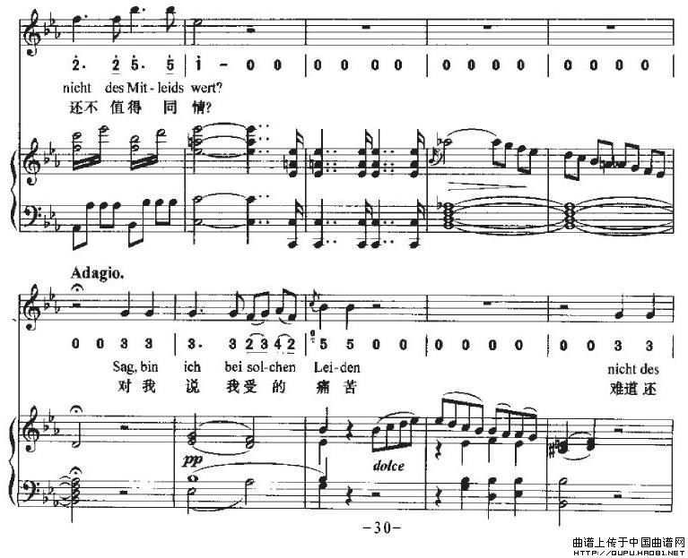Ha，Treuloser（嘿，负心人）（中外文对照、正谱）P30