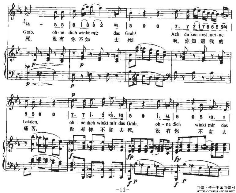 Ha，Treuloser（嘿，负心人）（中外文对照、正谱）P12