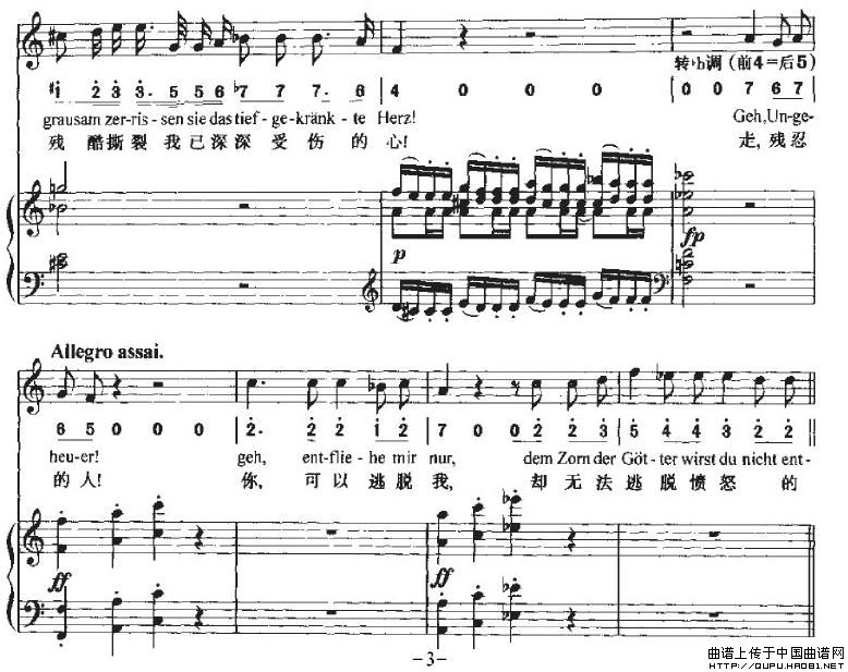 Ha，Treuloser（嘿，负心人）（中外文对照、正谱）P3