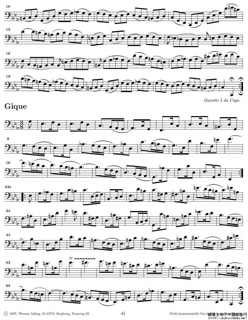巴赫无伴奏大提琴练习曲之五P8