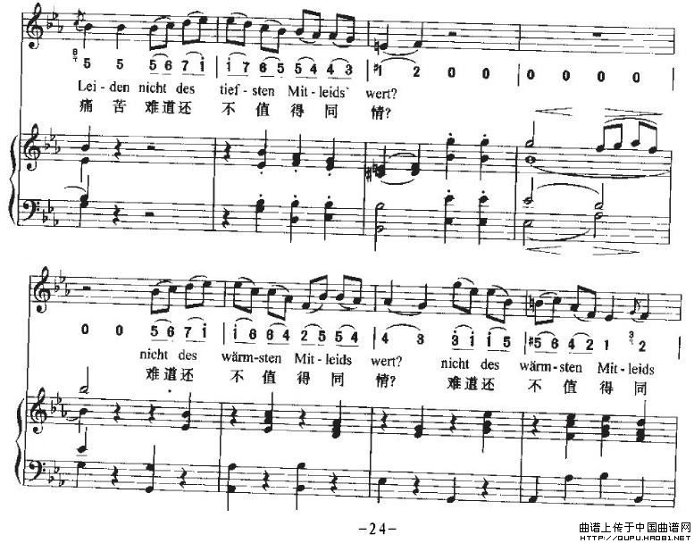 Ha，Treuloser（嘿，负心人）（中外文对照、正谱）P24
