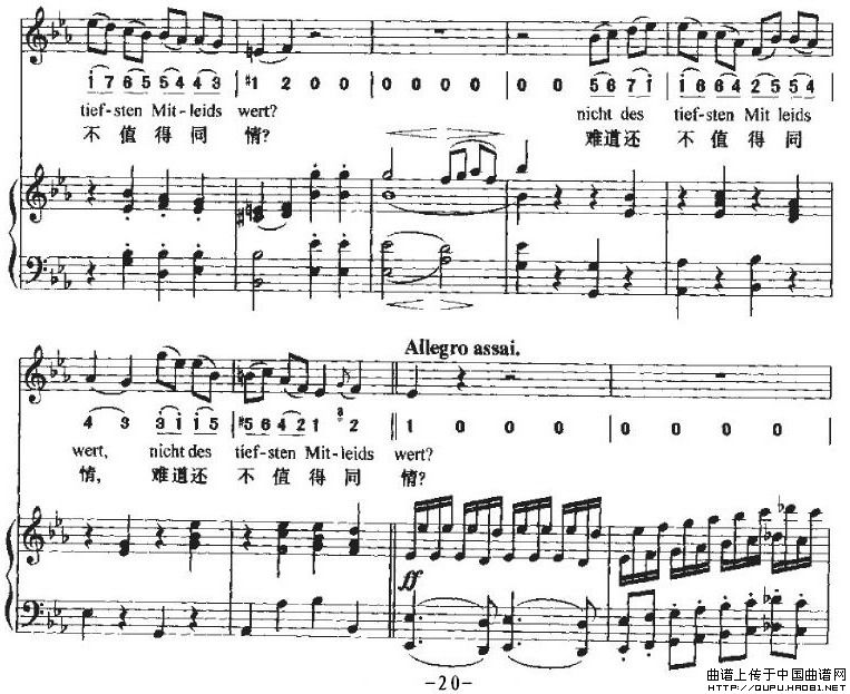 Ha，Treuloser（嘿，负心人）（中外文对照、正谱）P20