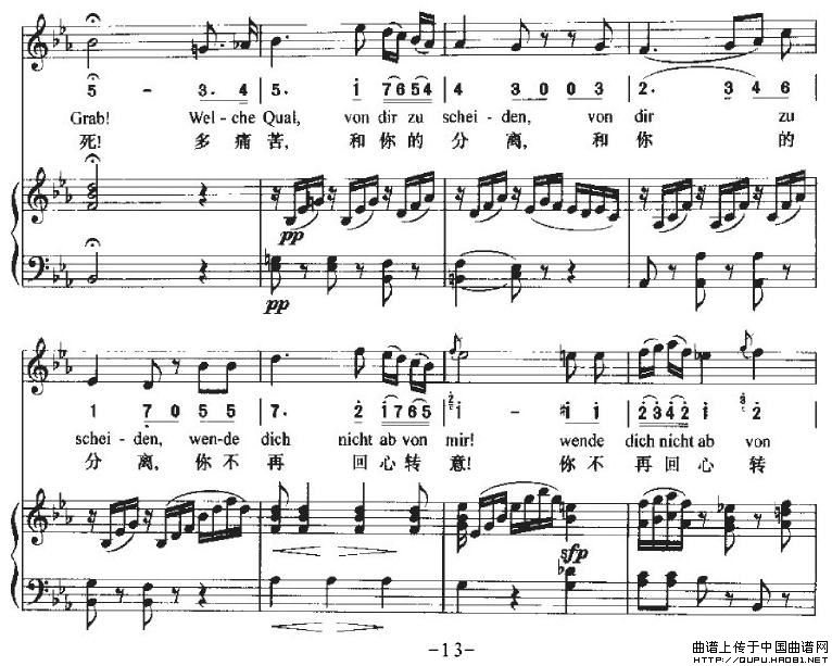 Ha，Treuloser（嘿，负心人）（中外文对照、正谱）P13