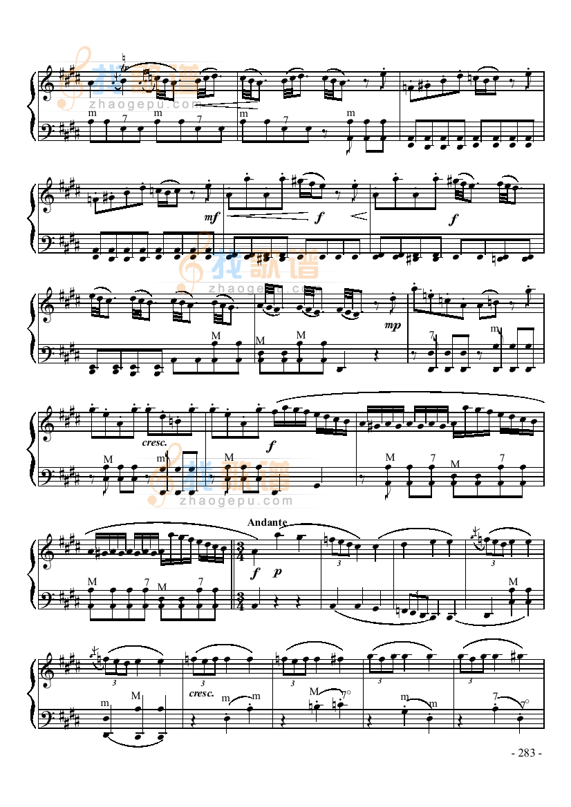 十级古典乐曲E大调奏鸣曲