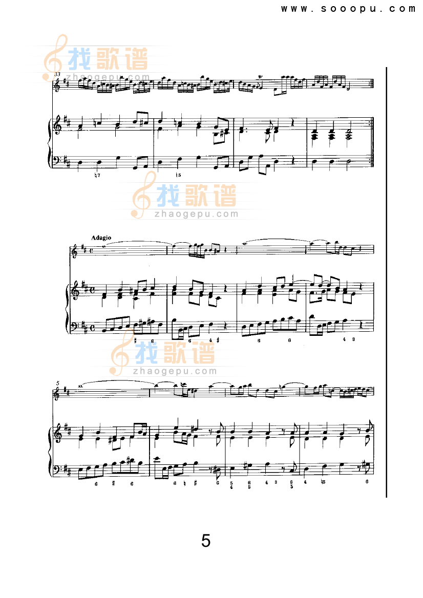 D大调第四奏鸣曲 