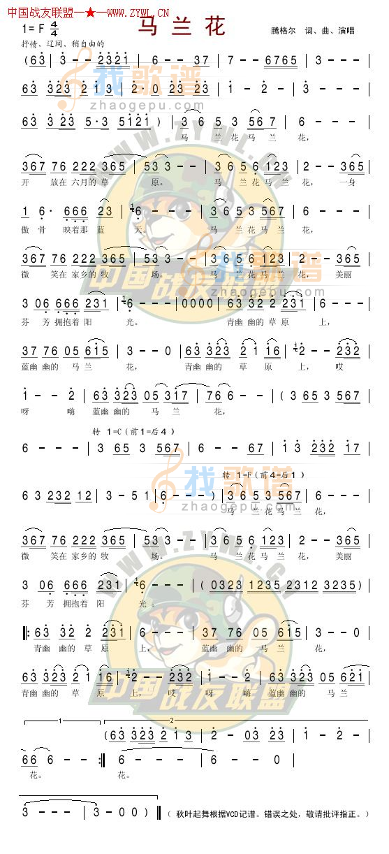 马兰花