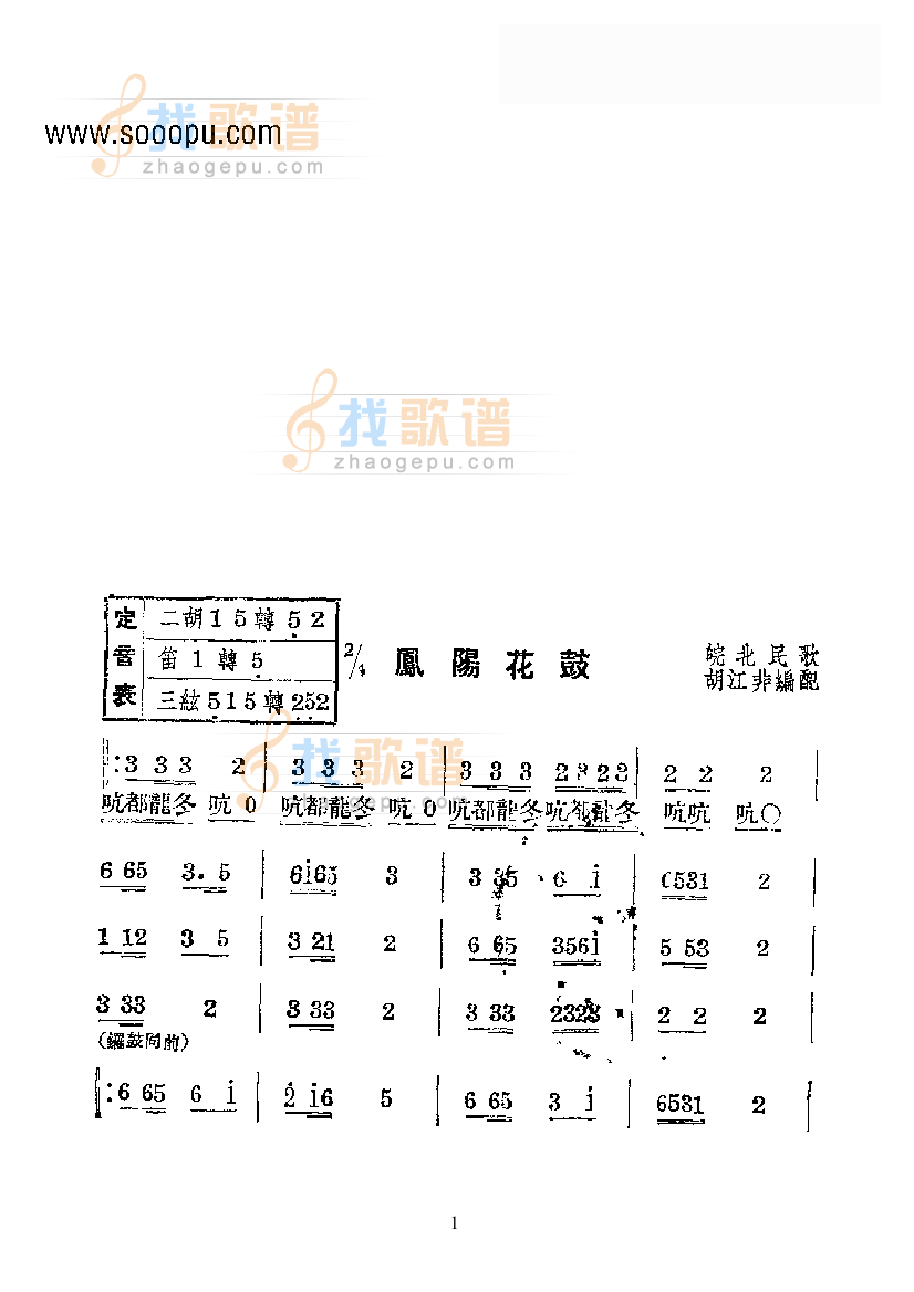 凤阳花鼓—国乐合奏曲