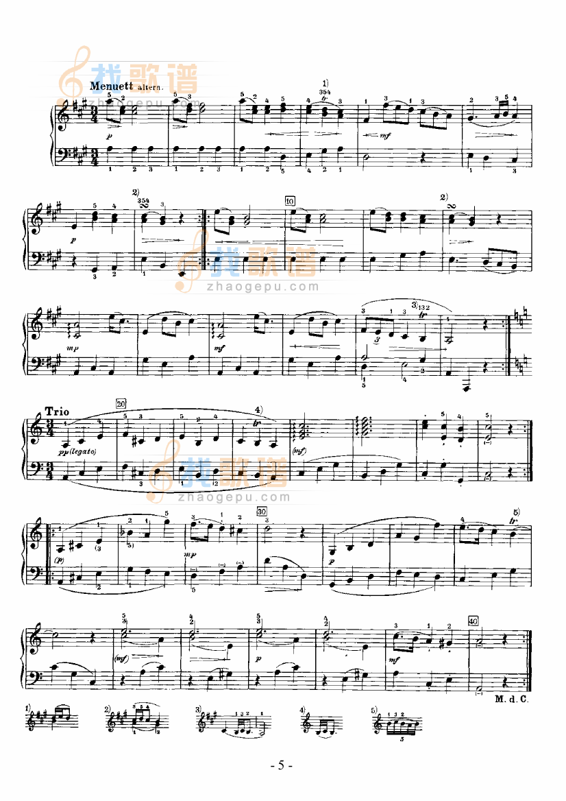 A大调奏鸣曲（嬉游曲） 