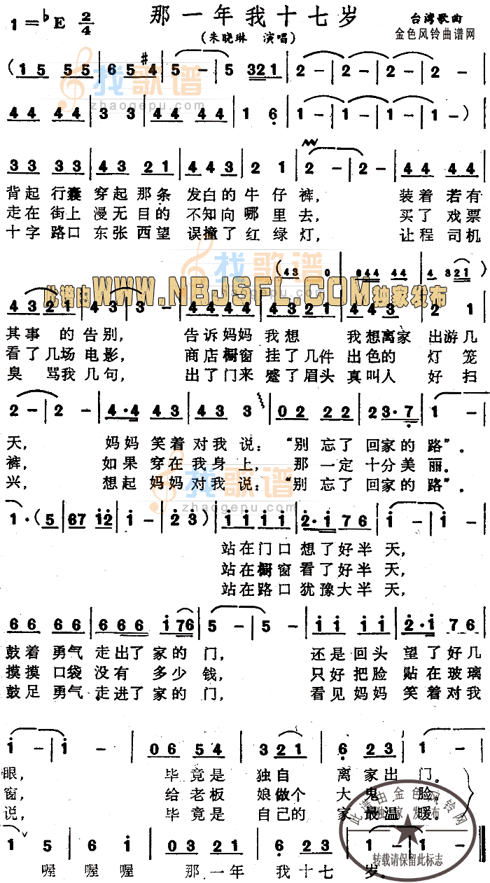 那一年我十七岁
