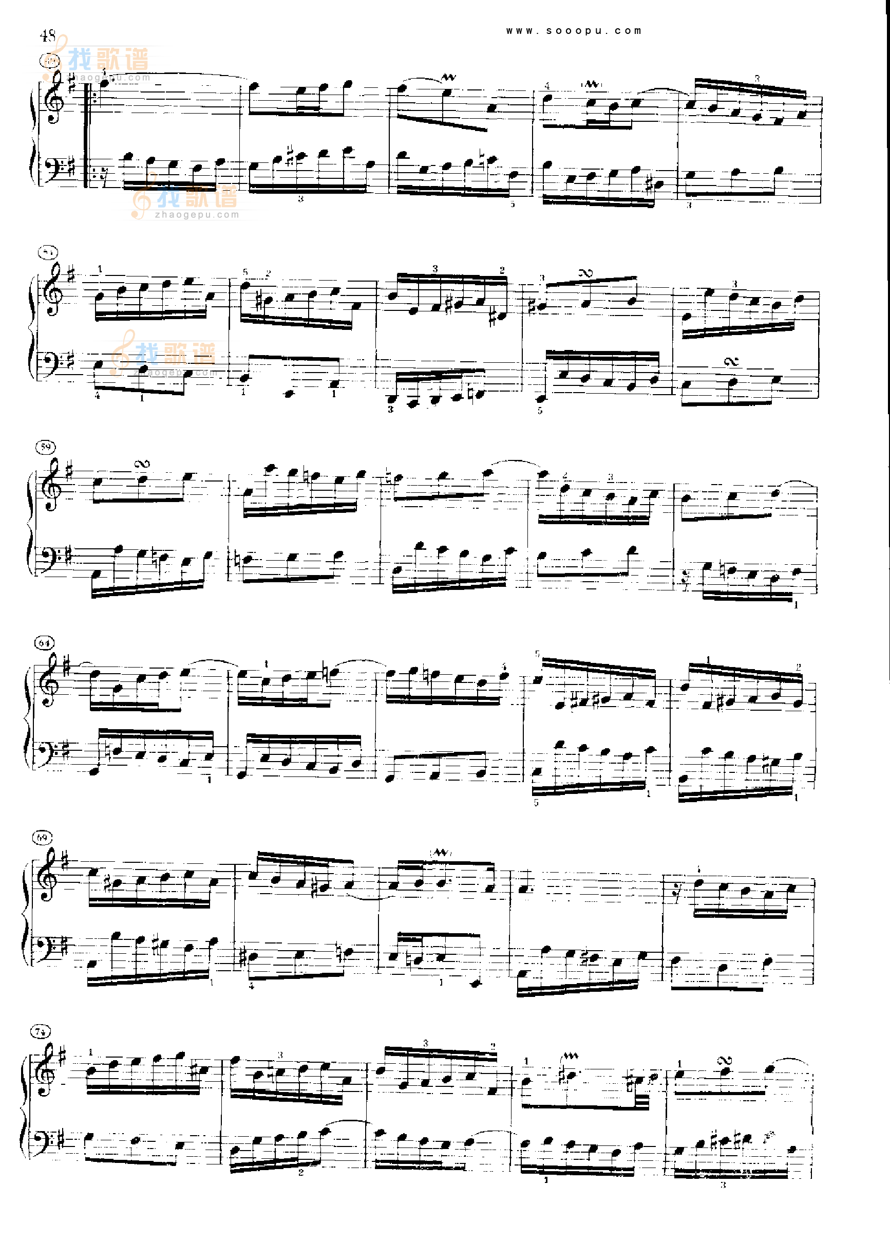 巴赫平均律曲集第二册第10首 
