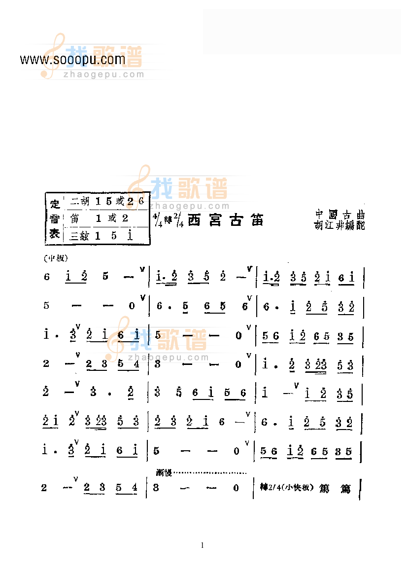 西宫古笛—国乐合奏曲