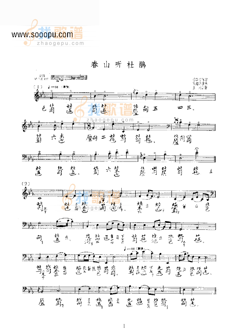 春山听杜鹃