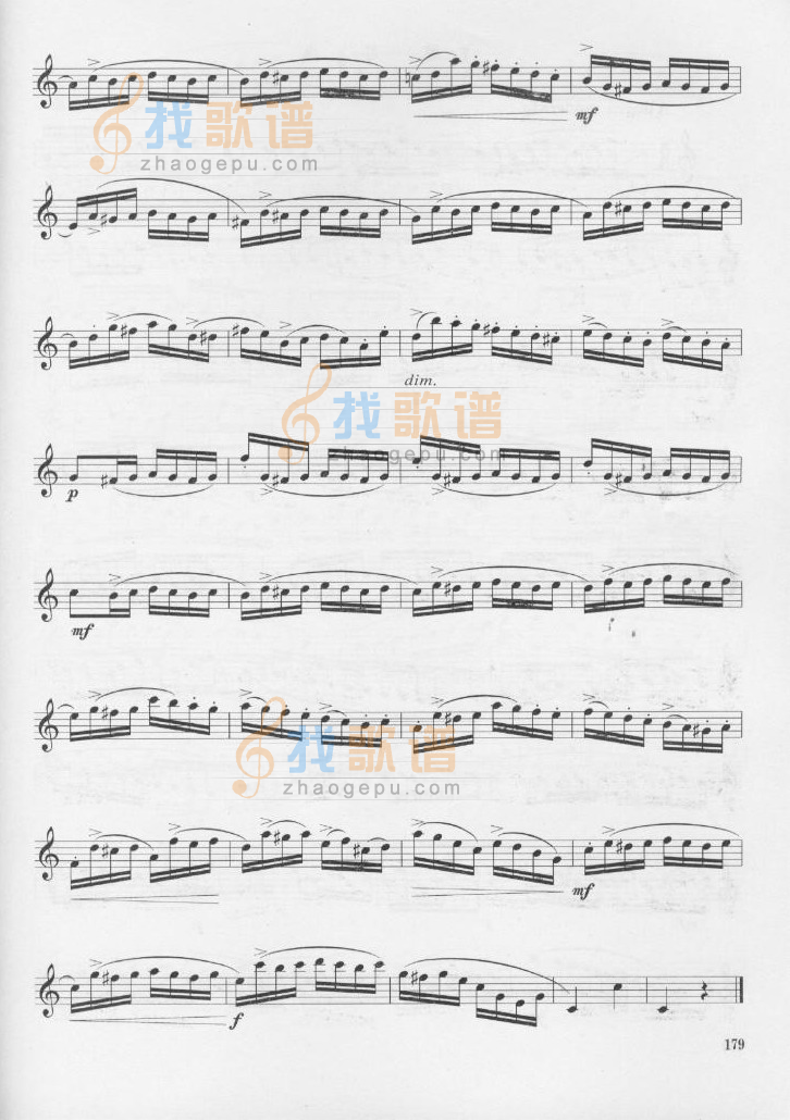 克洛捷练习曲六[法]