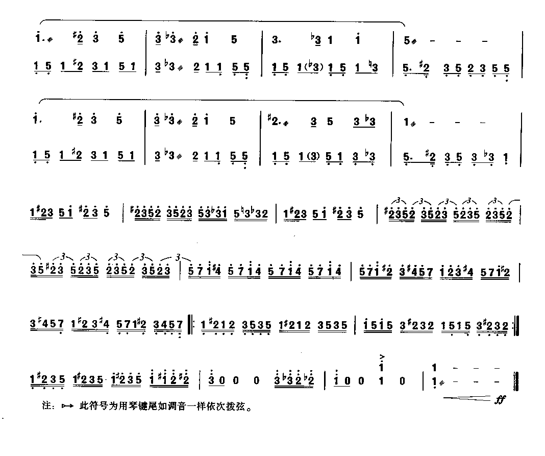 鸟之舞 （独奏5张）