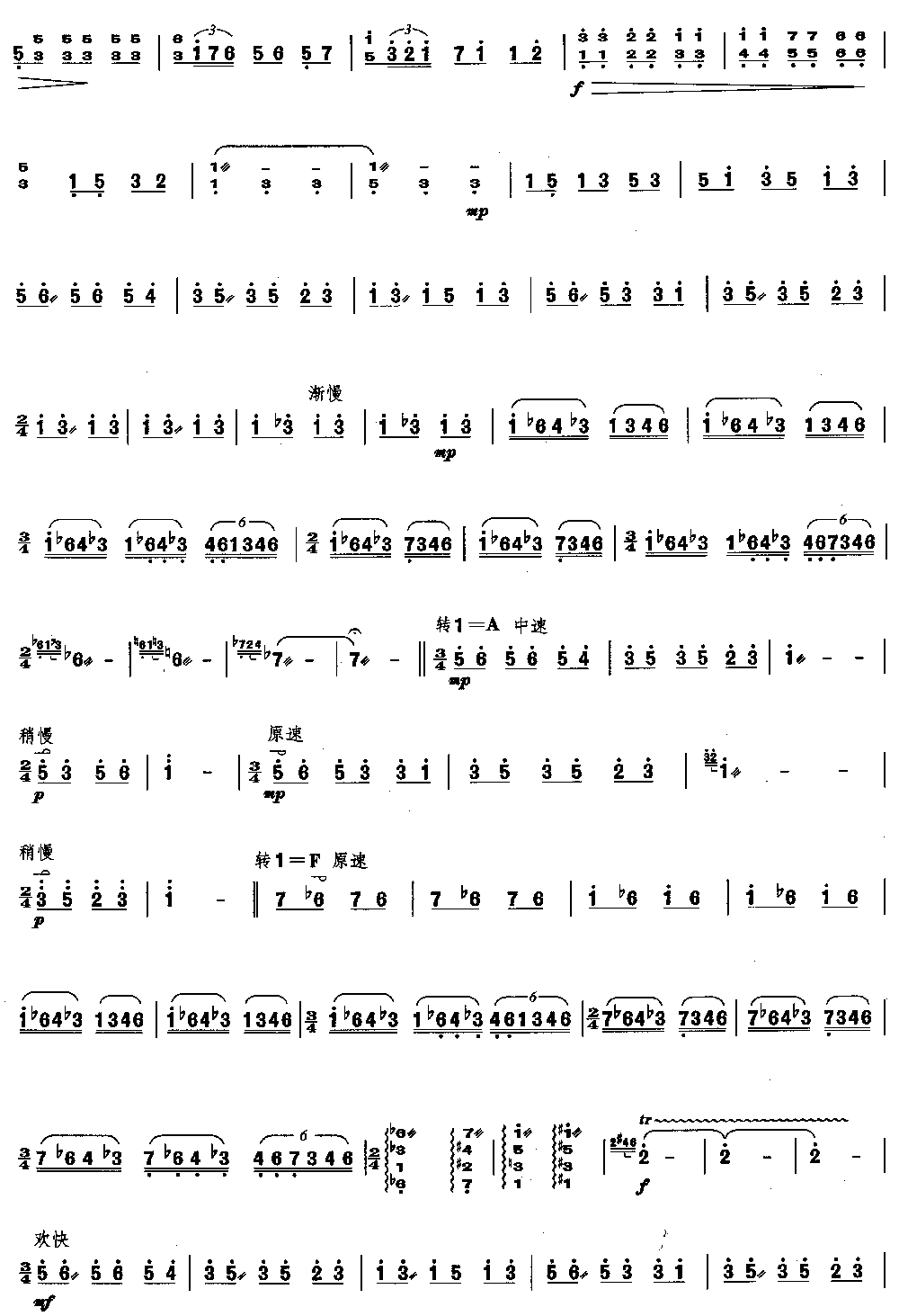 评弹主题幻想曲 （独奏共5张）