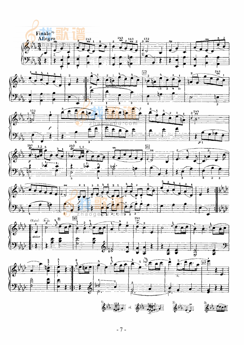 降E大调奏鸣曲 
