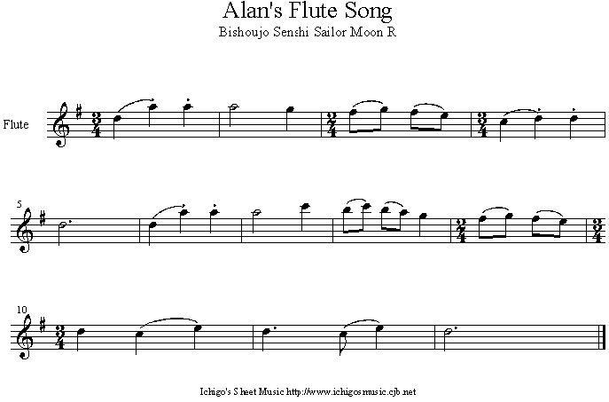 alan is flute song