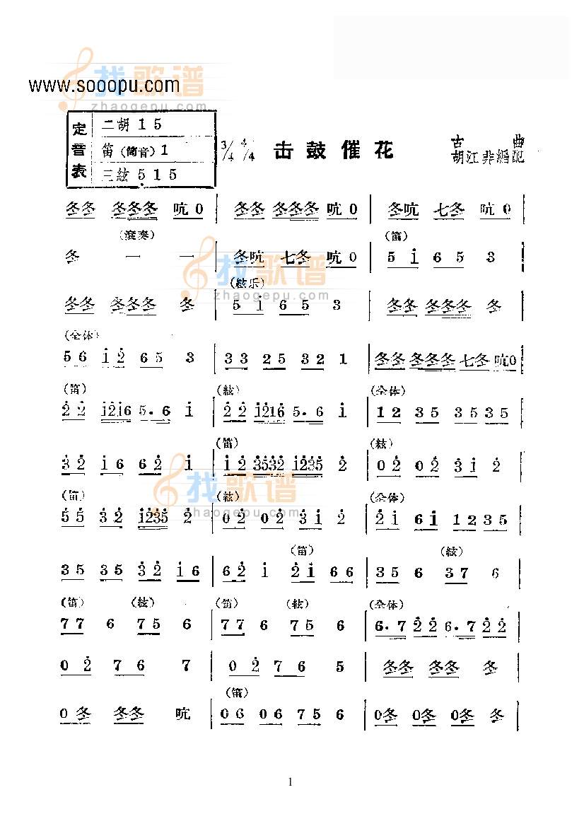 击鼓催花—国乐合奏曲