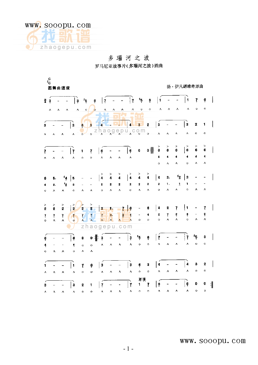 多瑙河之波