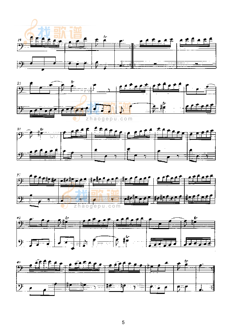 a小调奏鸣曲 弦乐类 大提琴