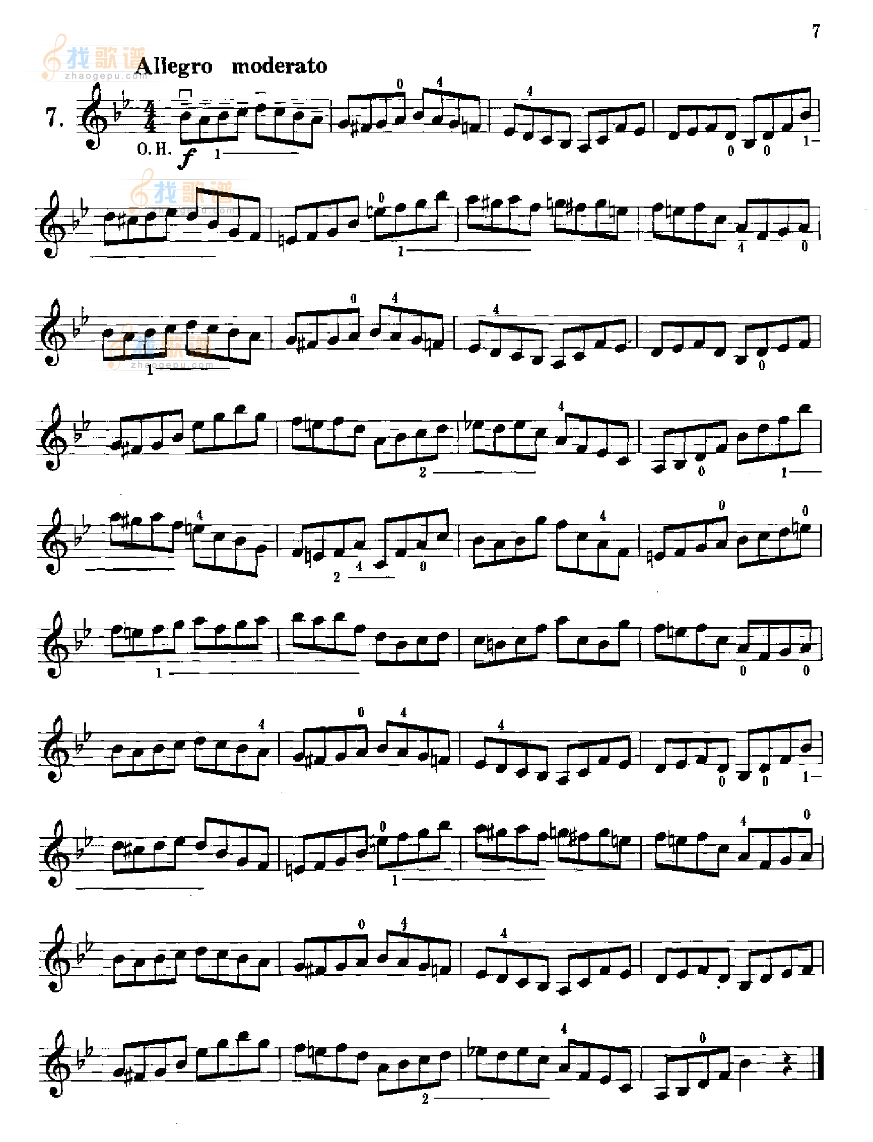 沃尔法特小提琴练习曲60首作品第45号