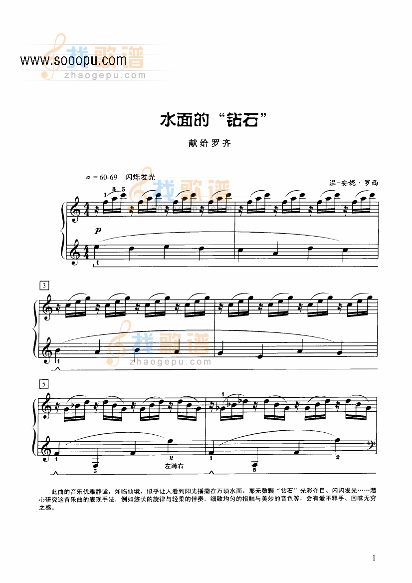 水面的钻石 