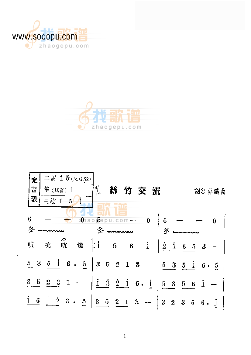 丝竹交流—国乐合奏曲