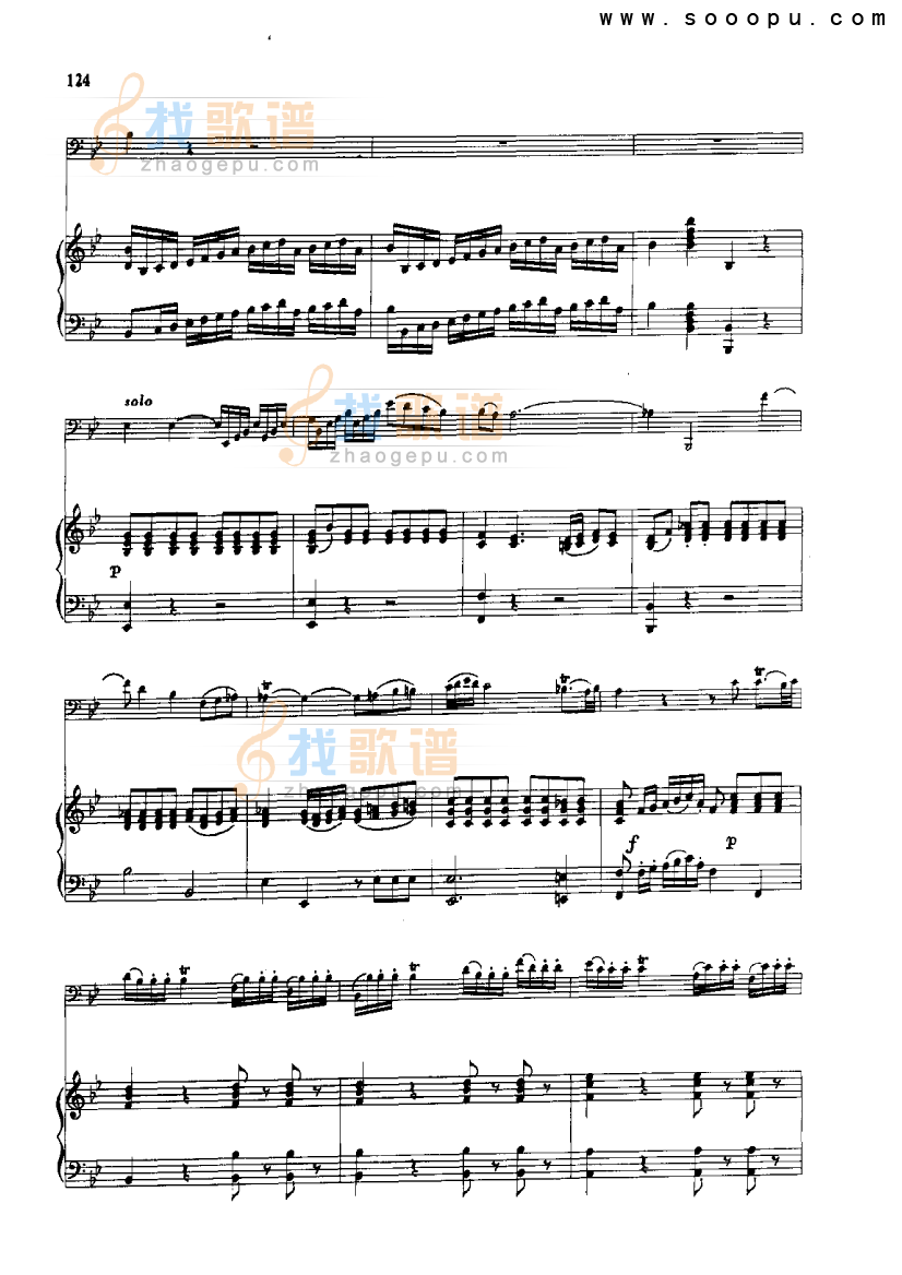 bB大调协奏曲