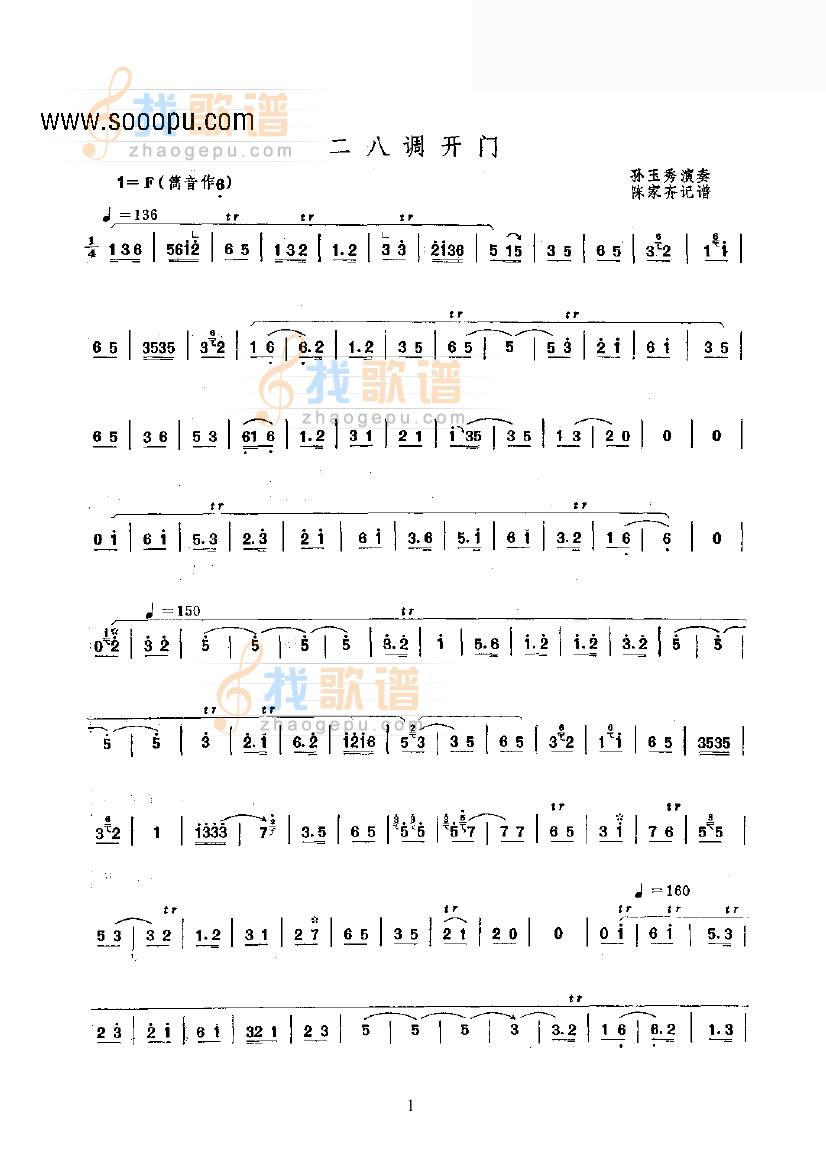 二八调开门