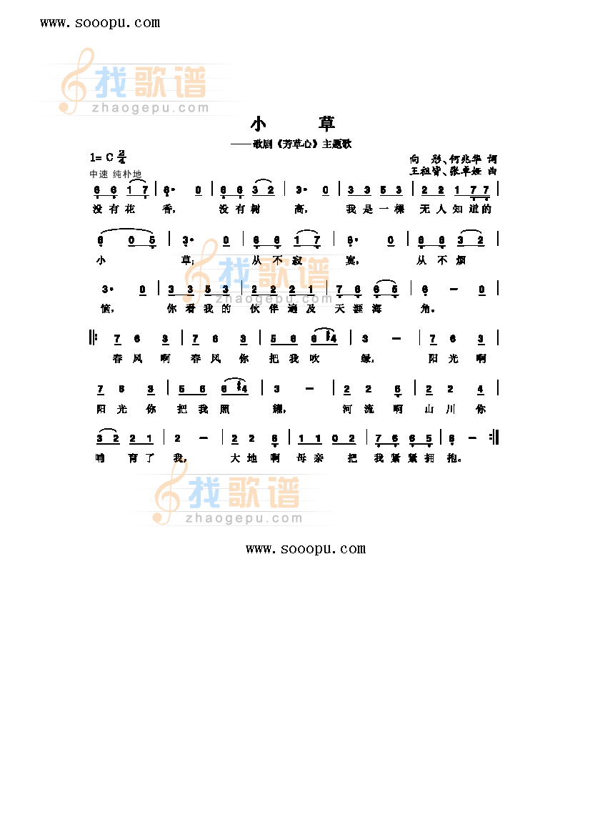 小草 