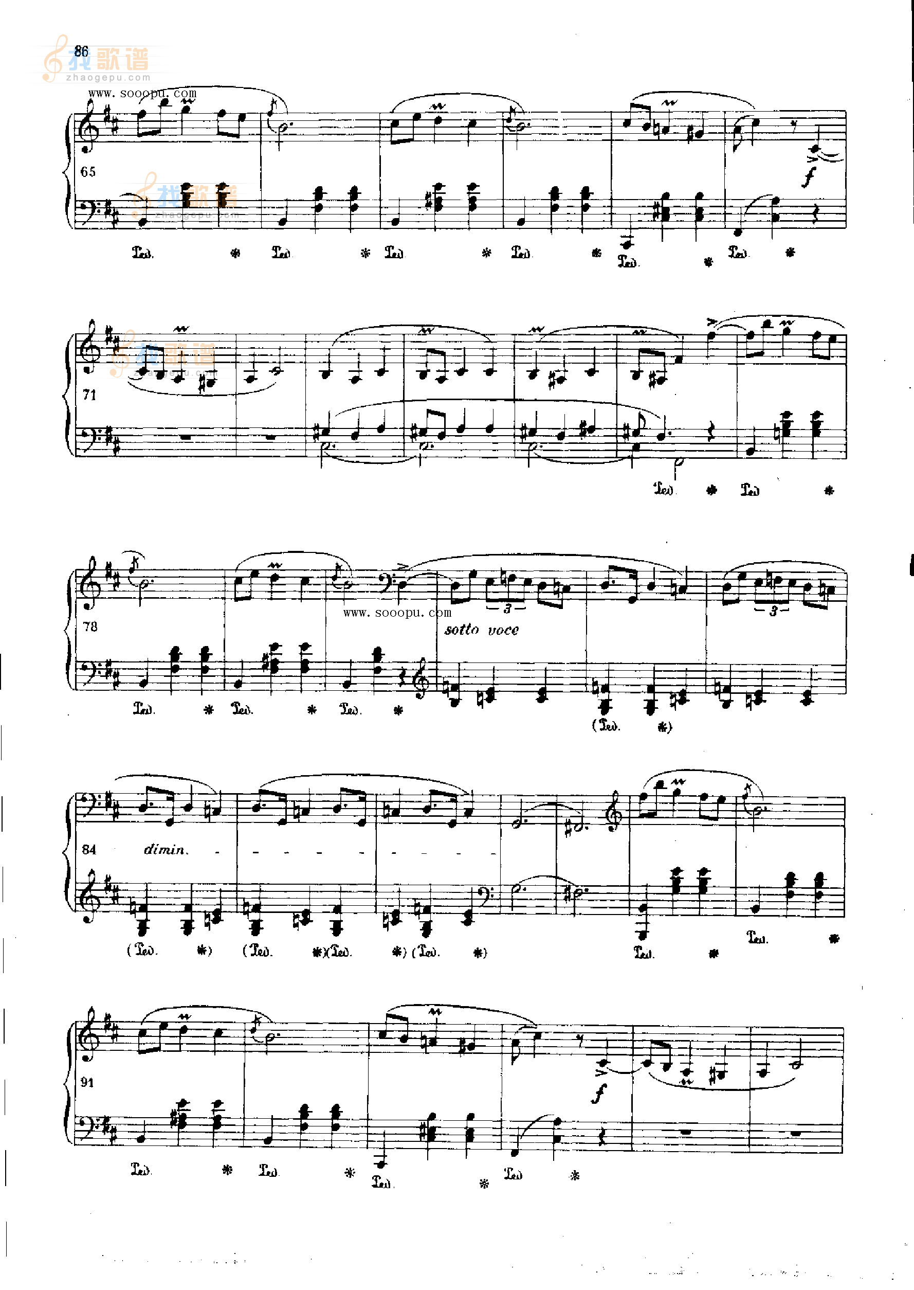 玛祖卡OP.33  Nr4 