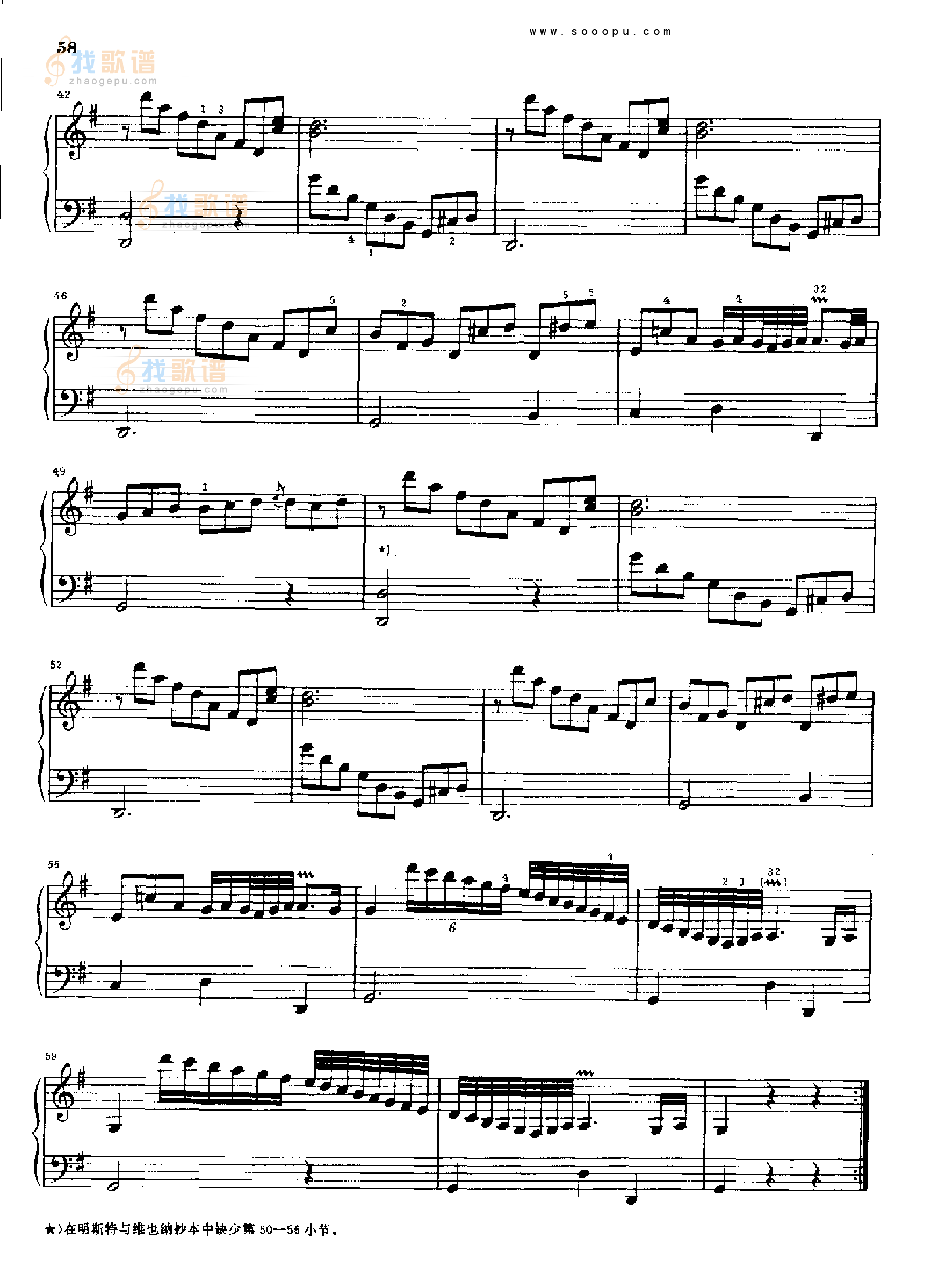 c小调奏鸣曲K302.L7 