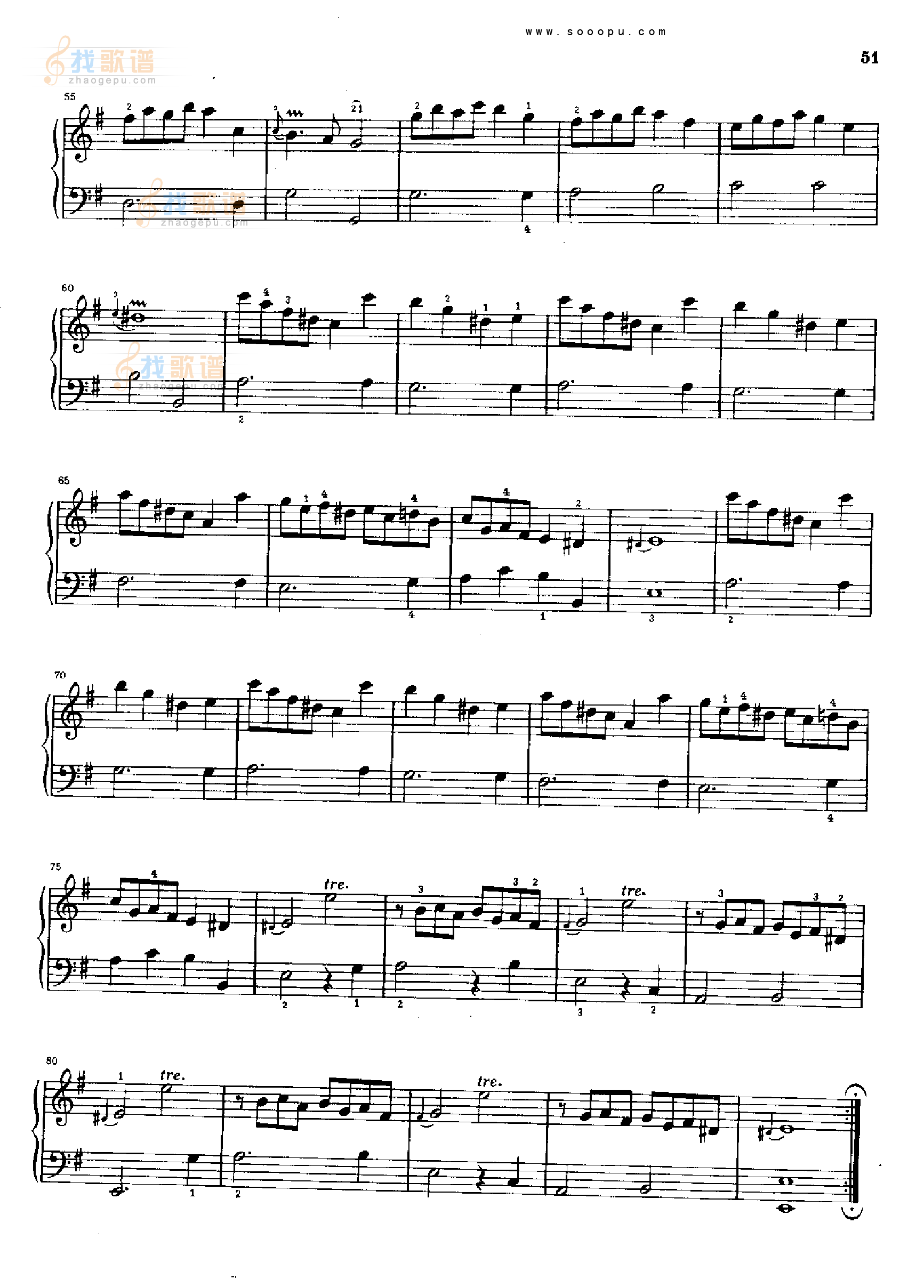 e小调奏鸣曲K291.L61 