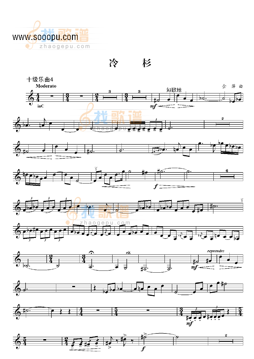 十级乐曲冷杉 