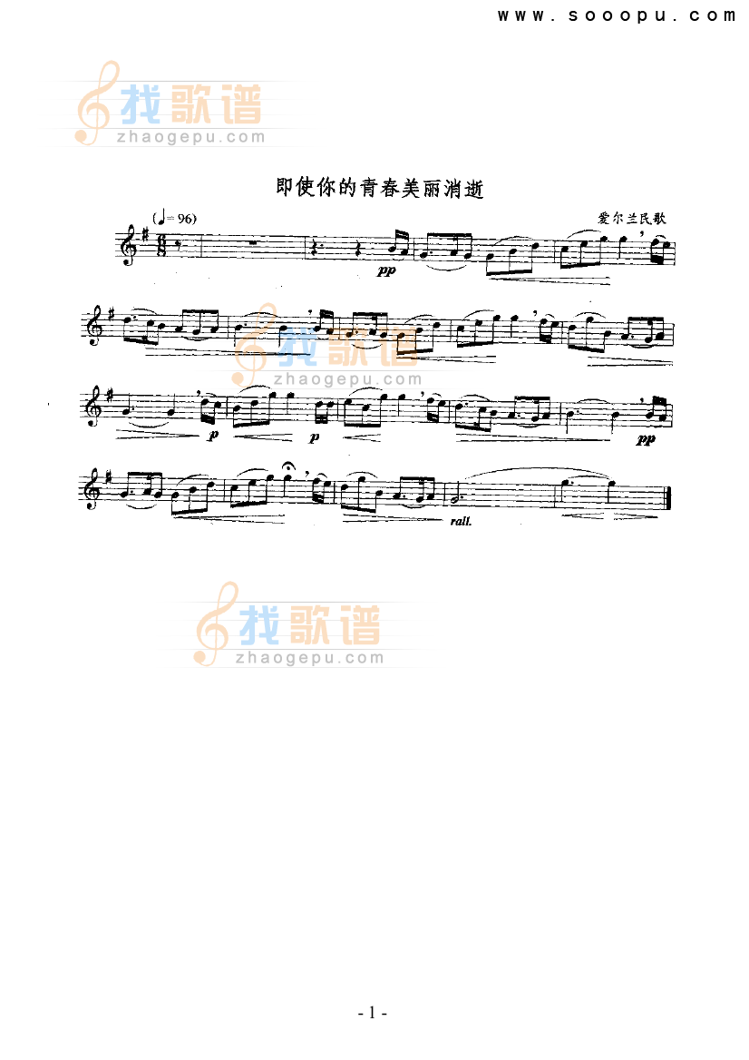 即使你的青春美丽消逝