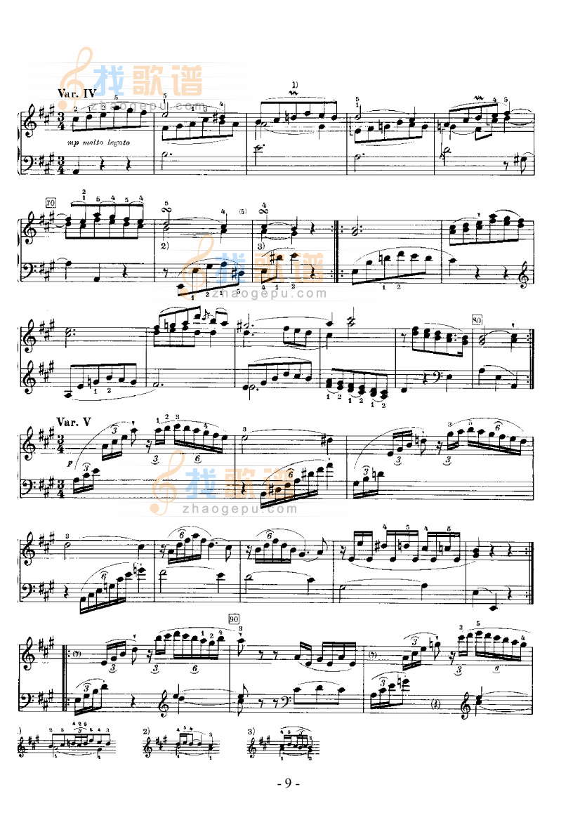 A大调奏鸣曲 