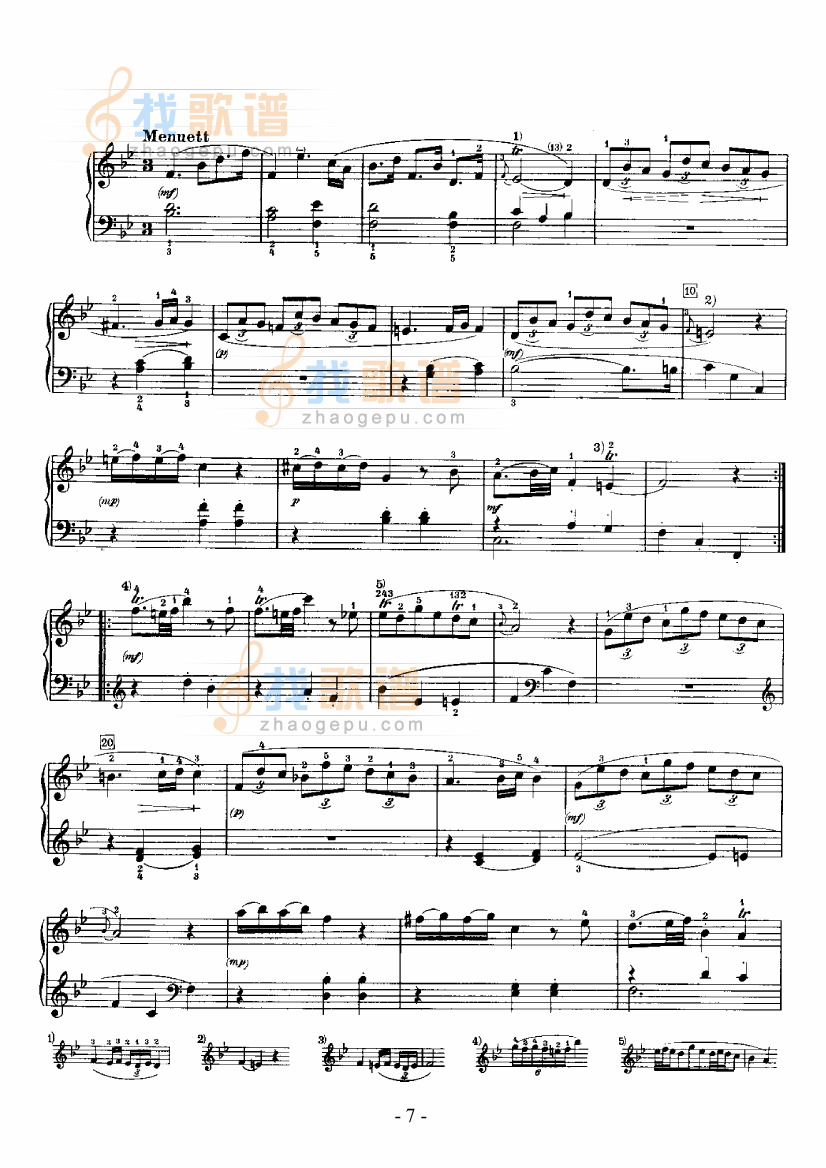降B大调奏鸣曲(帕蒂塔) 