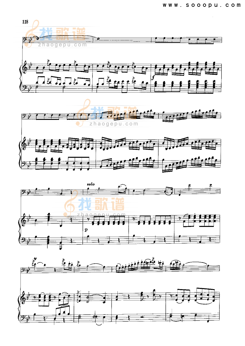 bB大调协奏曲
