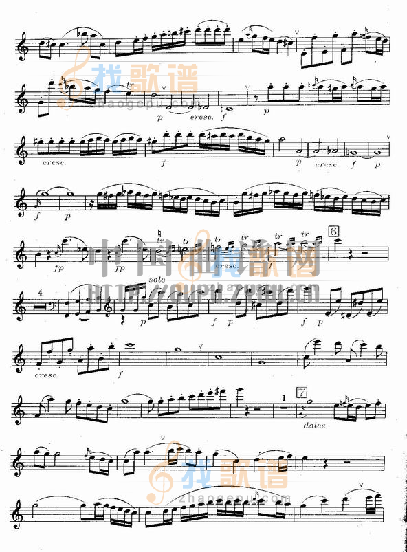 莫扎特C大调长笛协奏曲(Morzat C Major Concerto)
