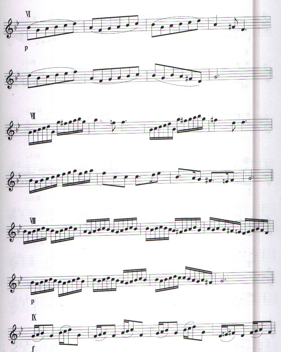 绿袖子主题变奏曲（长笛）