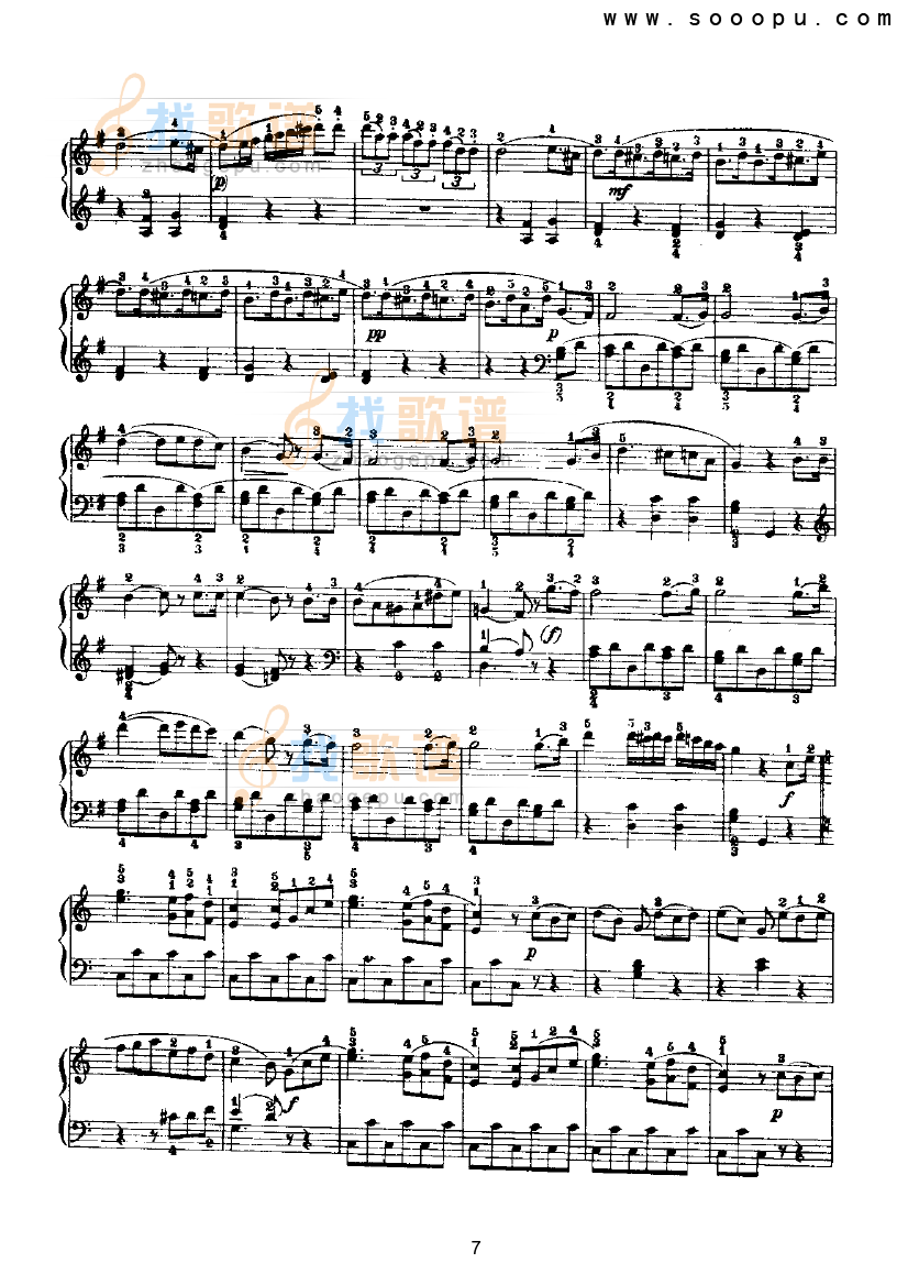 G大调奏鸣曲 