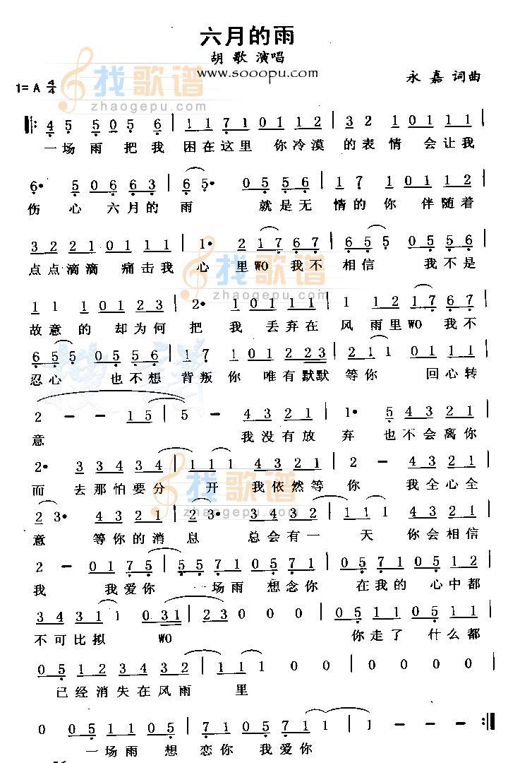 六月的雨