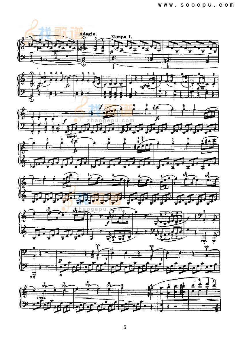 C大调奏鸣曲 