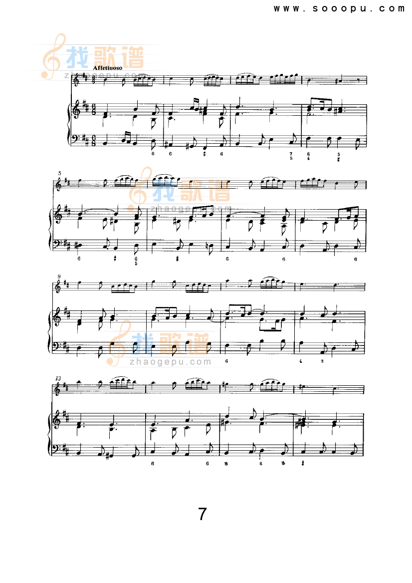 D大调第六奏鸣曲 