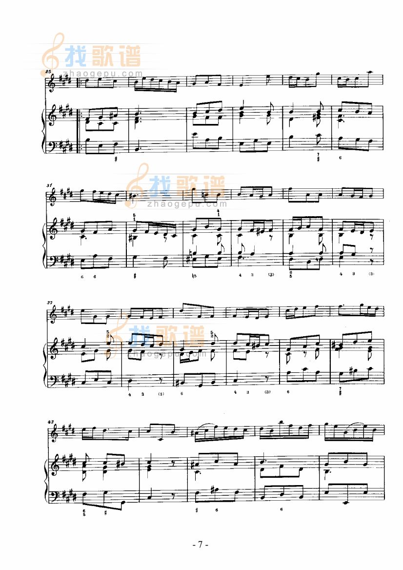 E大调奏鸣曲